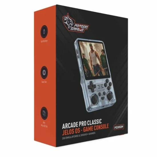 Porodo Gaming Arcade Pro Classic Jelos Os - Game Console